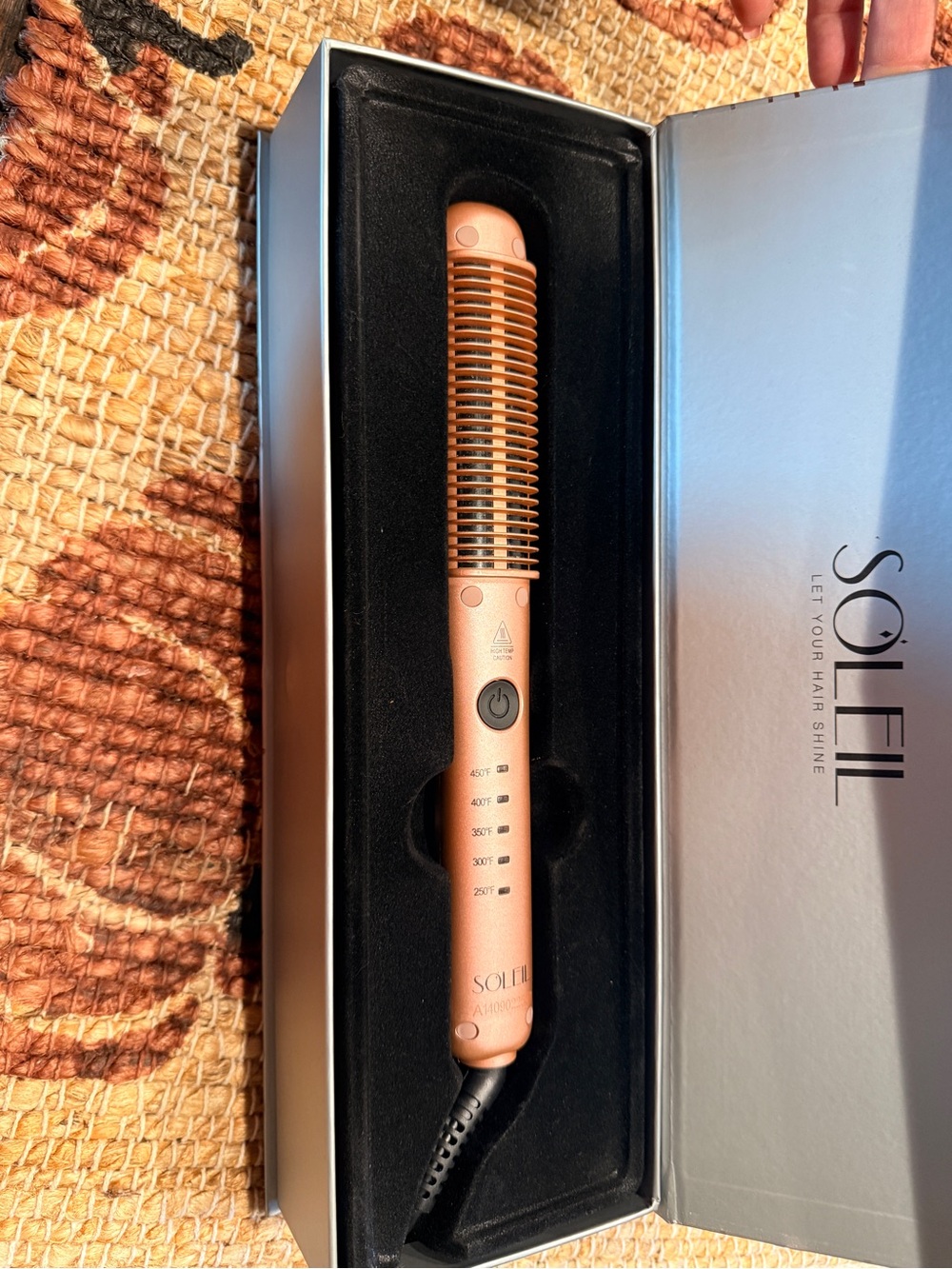 Soleil Rose Gold Styling Comb